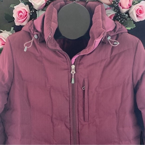 LANDS End Down Fill Women's Parka Coat M - Picture 5 of 10